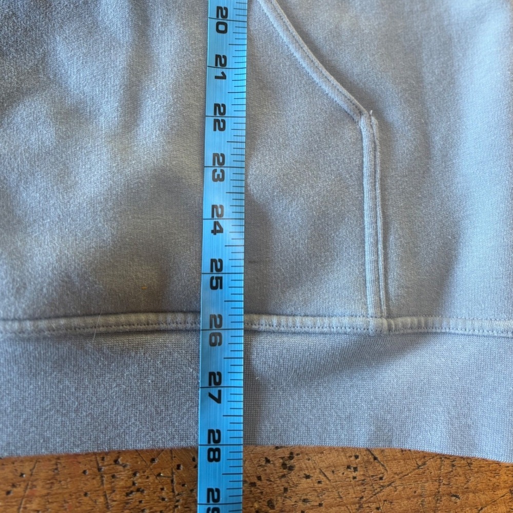 Lululemon Womens All Yours Graphic Hoodie Light Blue Hooded Soft Pocket Size 12 - Picture 8 of 12